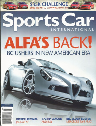 SPORTS CAR INTERNATIONAL 2008 JULY - AUDI RS6, SL63 AMG, ALPINE A110, ALFA 8C